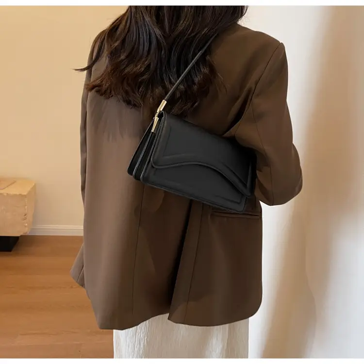 Black Shoulder Bag for Women 2023 Autumn Casual — feature 25