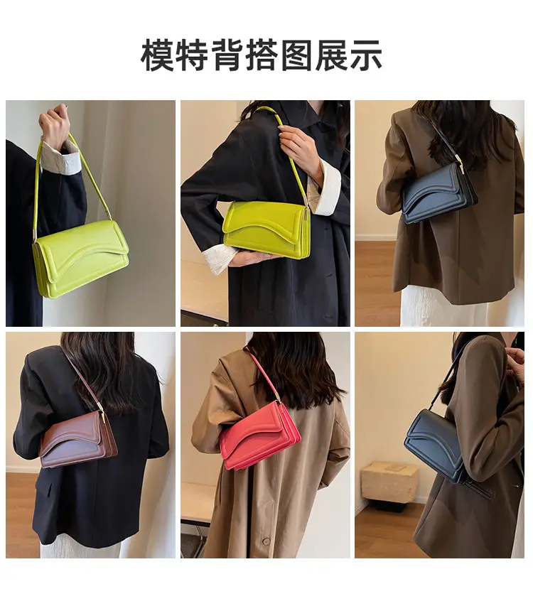 Black Shoulder Bag for Women 2023 Autumn Casual — feature 7
