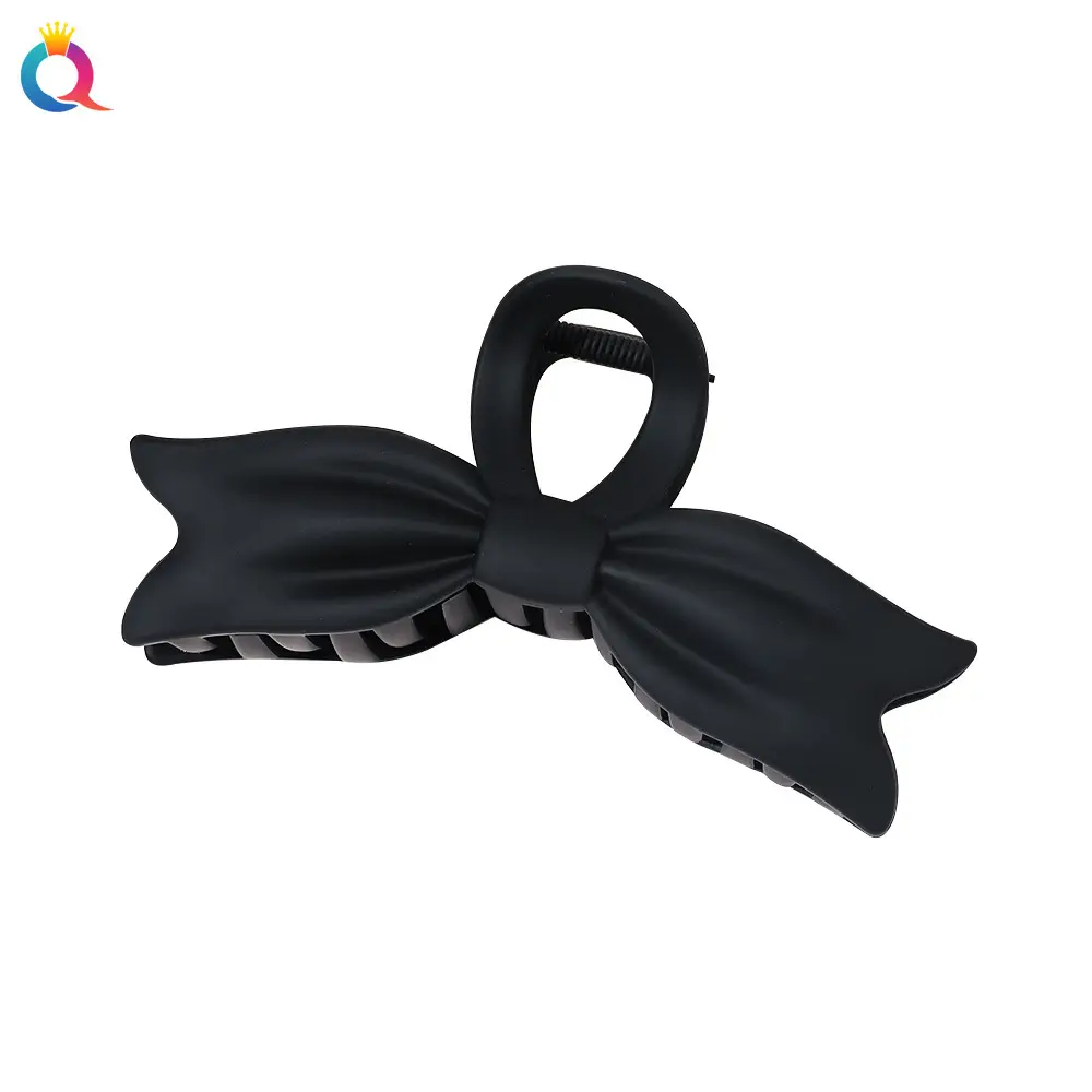 Qiyue Bow Hair Clips Black Brown Large Updo Clips - Image 9