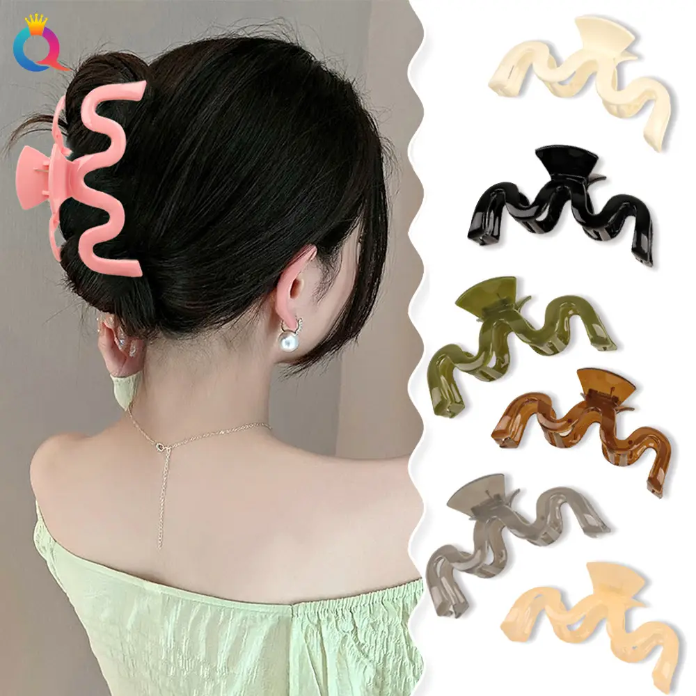Qiyue Bow Hair Clips Black Brown Large Updo Clips — feature 30
