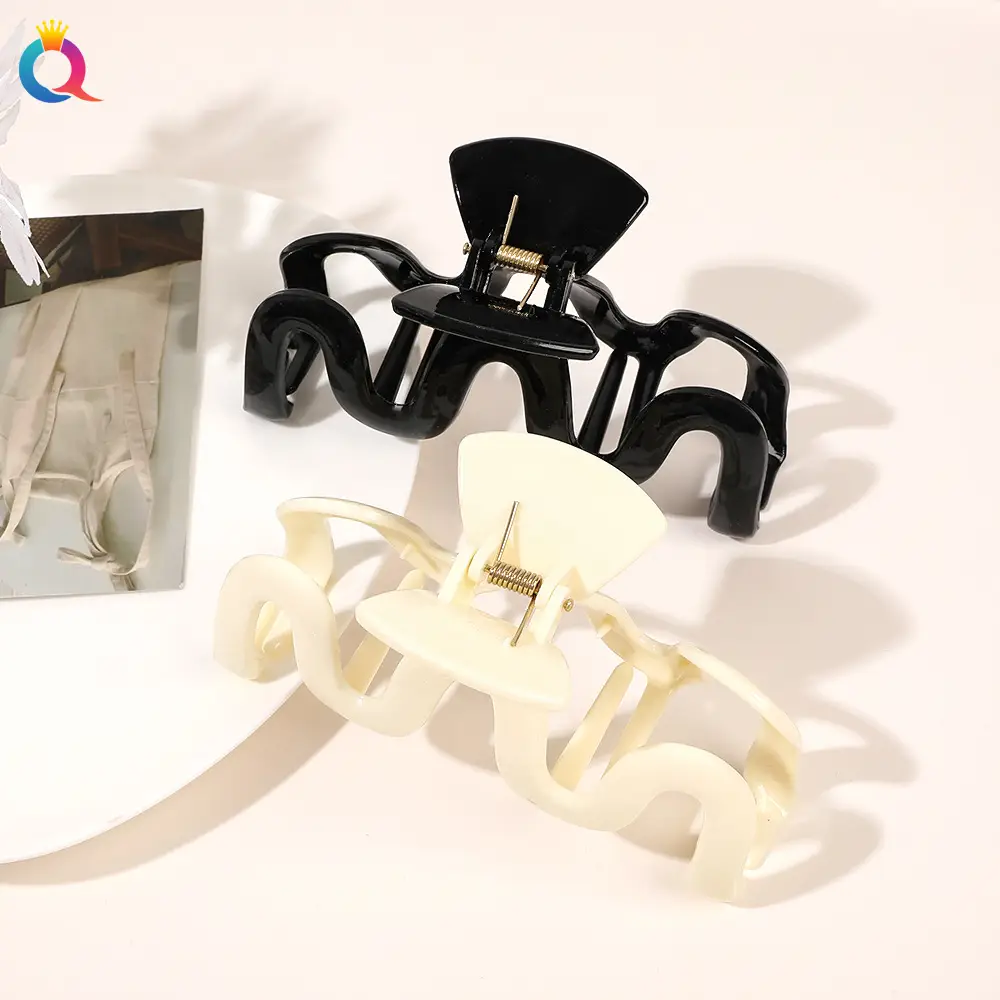 Qiyue Bow Hair Clips Black Brown Large Updo Clips — feature 32