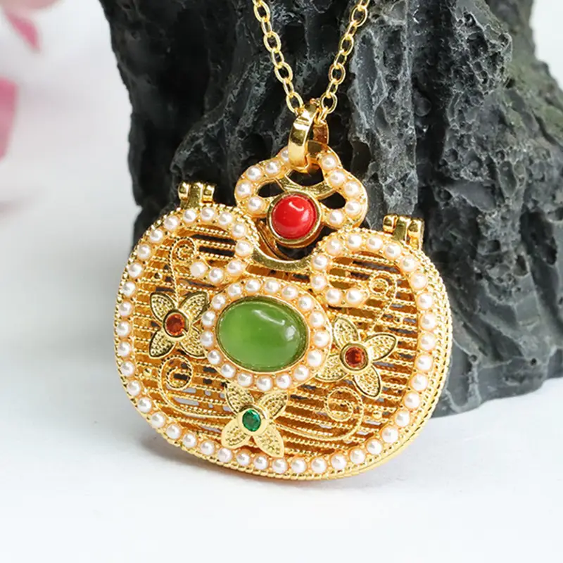 Guan Yu Jade Pendant Necklace for Women Palace Style — feature 8
