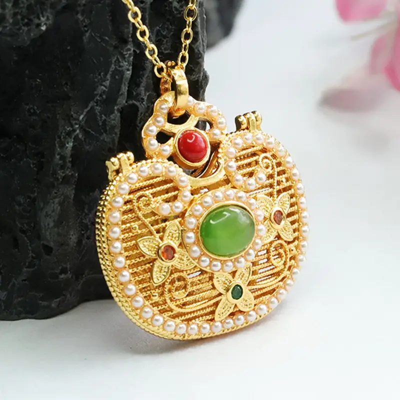 Guan Yu Jade Pendant Necklace for Women Palace Style — feature 9