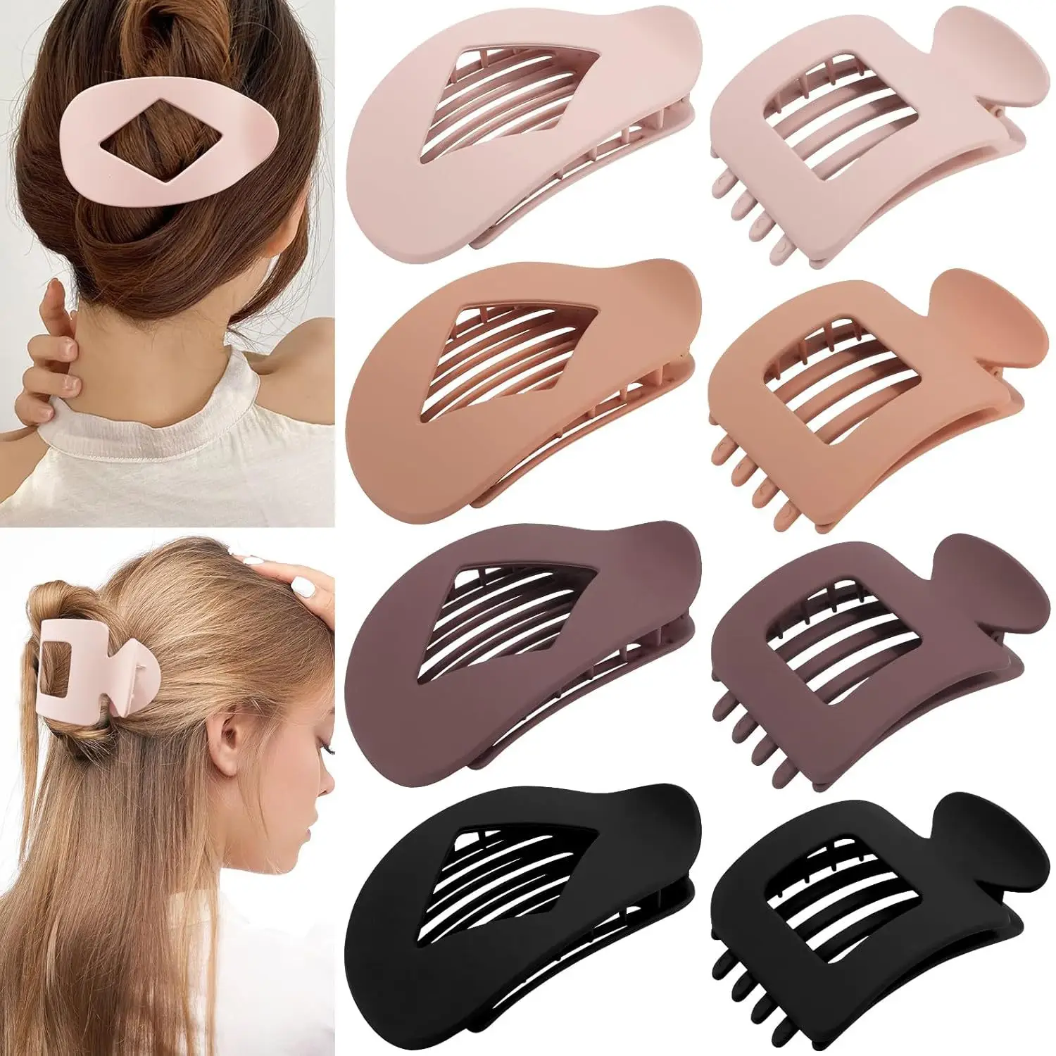 Elegant Shark Clip Hairpin for Back of Head - Image 2