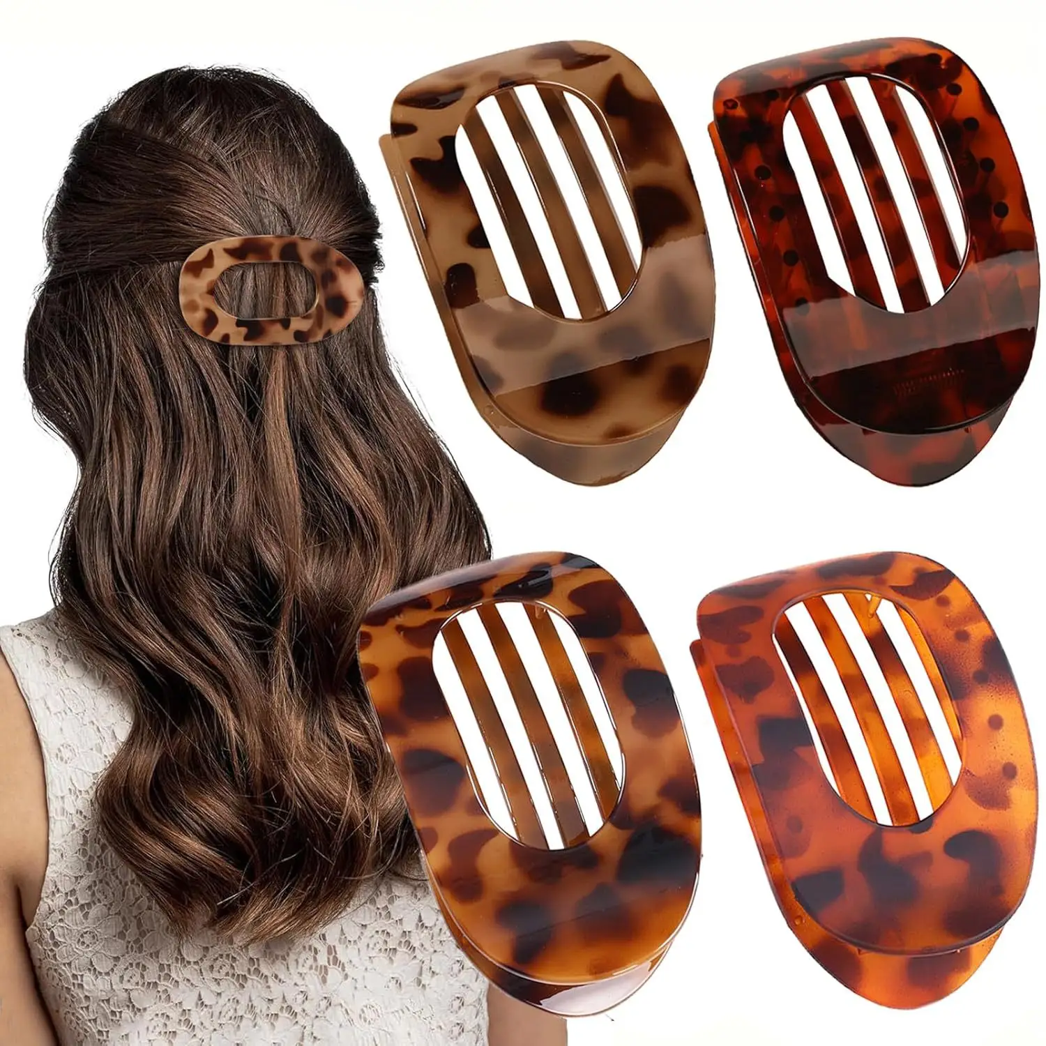 Elegant Shark Clip Hairpin for Back of Head - Image 6