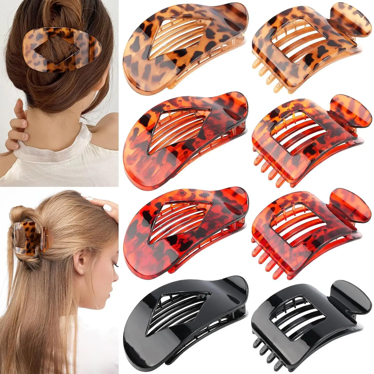 Elegant Shark Clip Hairpin for Back of Head - Image 3