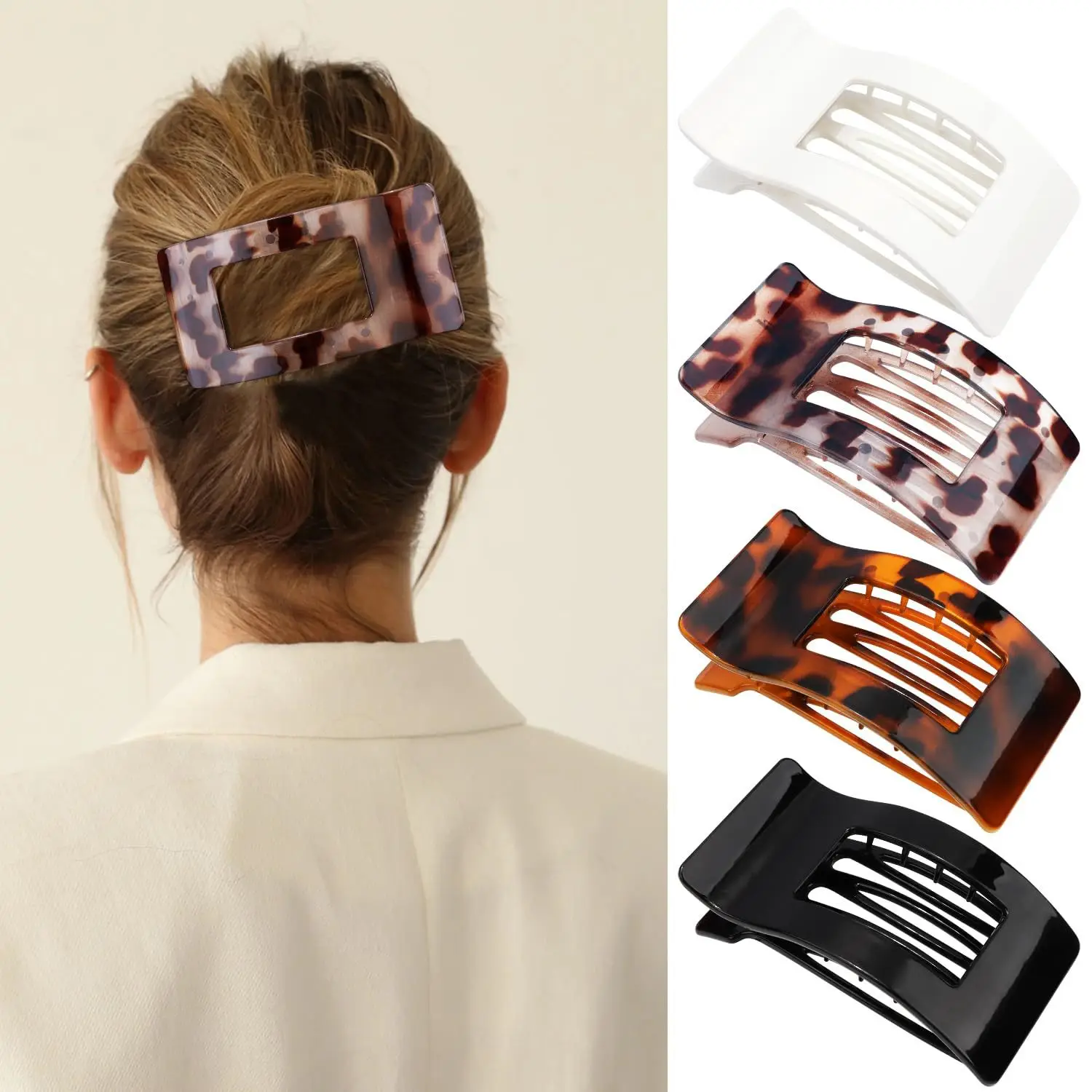 Elegant Shark Clip Hairpin for Back of Head - Image 4
