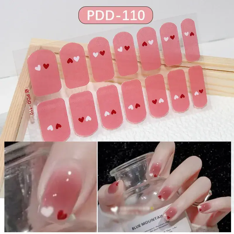 3D Waterproof Nail Sticker for Girls - Green & Butterfly Design - Image 9