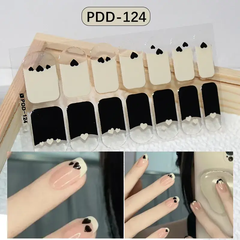 3D Waterproof Nail Sticker for Girls - Green & Butterfly Design - Image 21