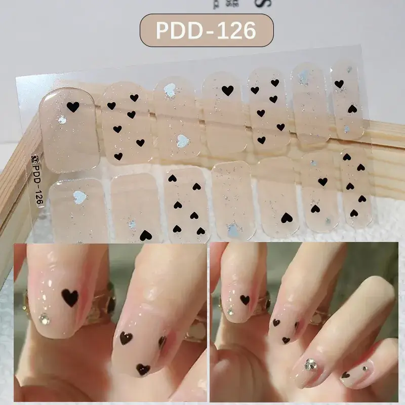 3D Waterproof Nail Sticker for Girls - Green & Butterfly Design - Image 23