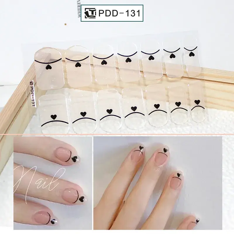 3D Waterproof Nail Sticker for Girls - Green & Butterfly Design - Image 27