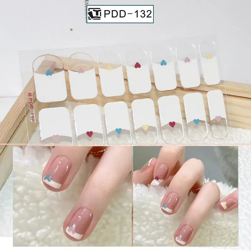3D Waterproof Nail Sticker for Girls - Green & Butterfly Design - Image 28