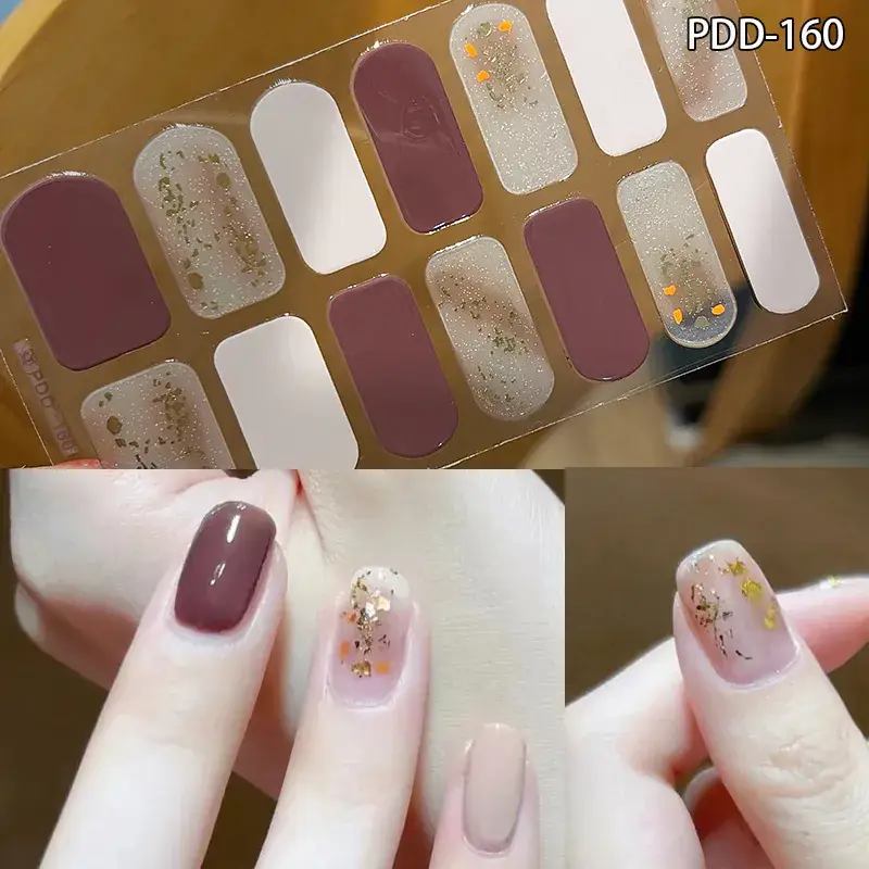 3D Waterproof Nail Sticker for Girls - Green & Butterfly Design - Image 52