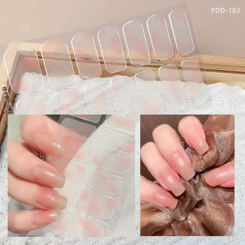 3D Waterproof Nail Sticker for Girls - Green & Butterfly Design - Image 67