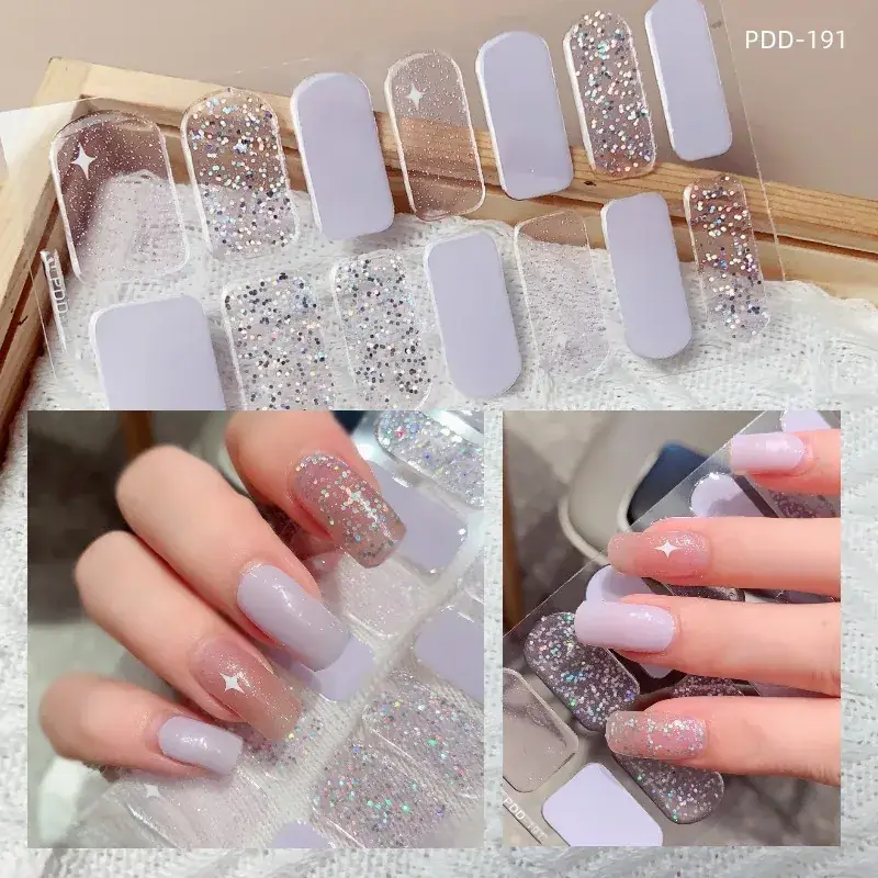 3D Waterproof Nail Sticker for Girls - Green & Butterfly Design - Image 75