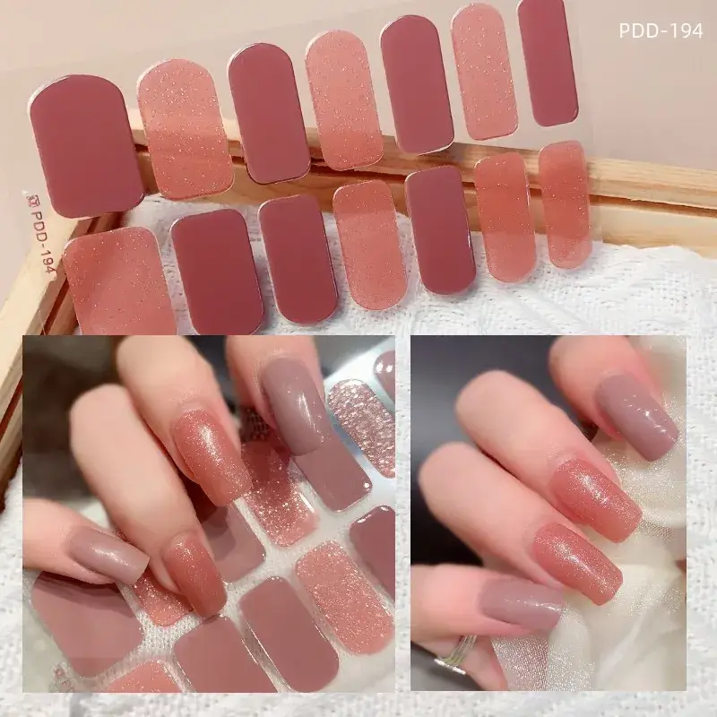 3D Waterproof Nail Sticker for Girls - Green & Butterfly Design - Image 78