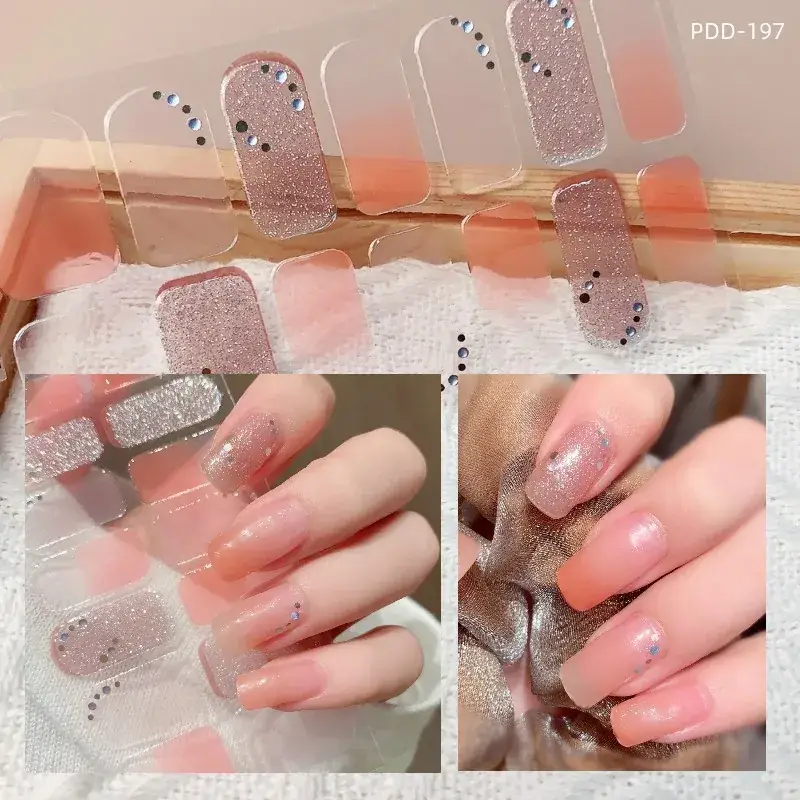 3D Waterproof Nail Sticker for Girls - Green & Butterfly Design - Image 81