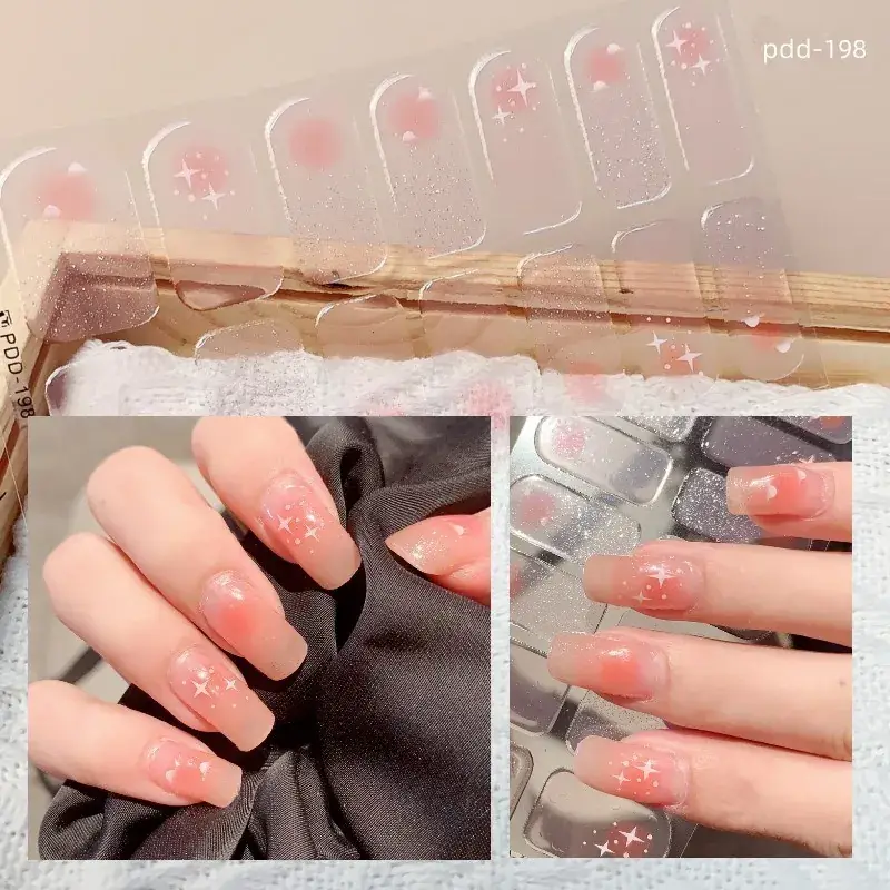 3D Waterproof Nail Sticker for Girls - Green & Butterfly Design - Image 82