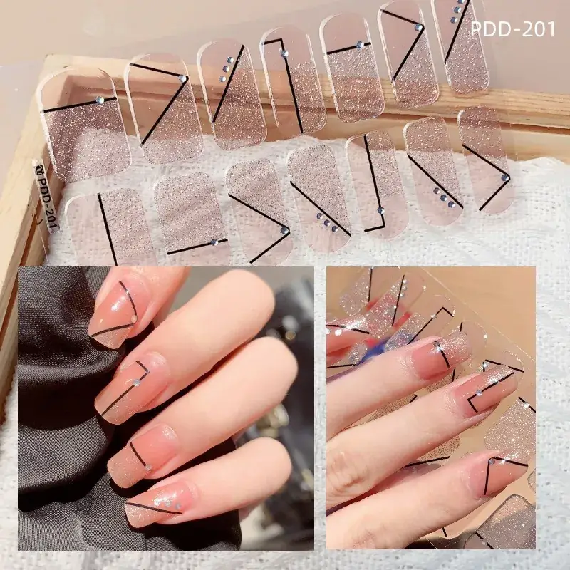3D Waterproof Nail Sticker for Girls - Green & Butterfly Design - Image 85