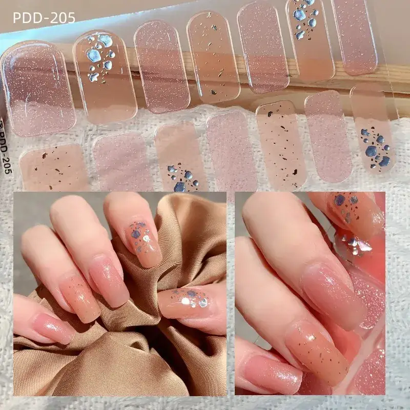 3D Waterproof Nail Sticker for Girls - Green & Butterfly Design - Image 89