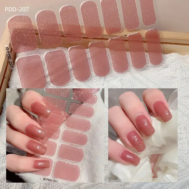 3D Waterproof Nail Sticker for Girls - Green & Butterfly Design - Image 91