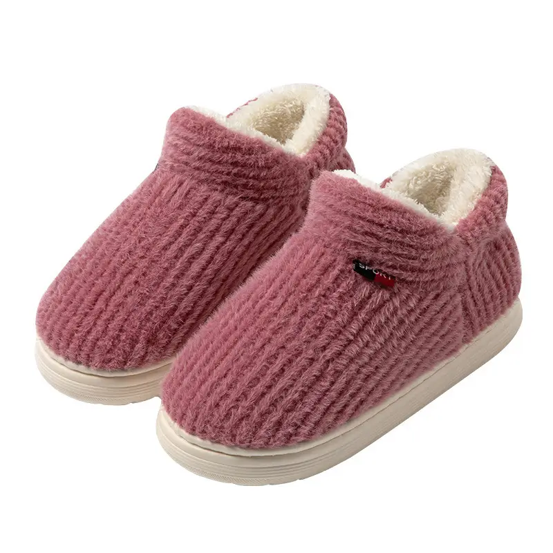 New Style Plush Cotton Slippers Women Winter Warm Non-Slip - Image 10