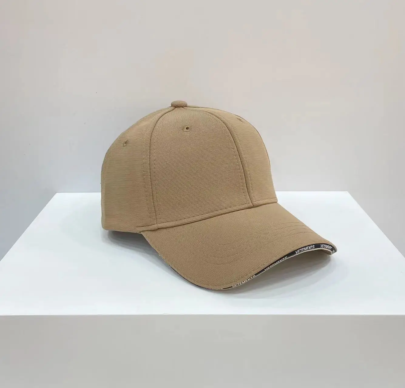 Men's Korean Style Hard Top Cap Yellow White Baseball Cap — feature 8