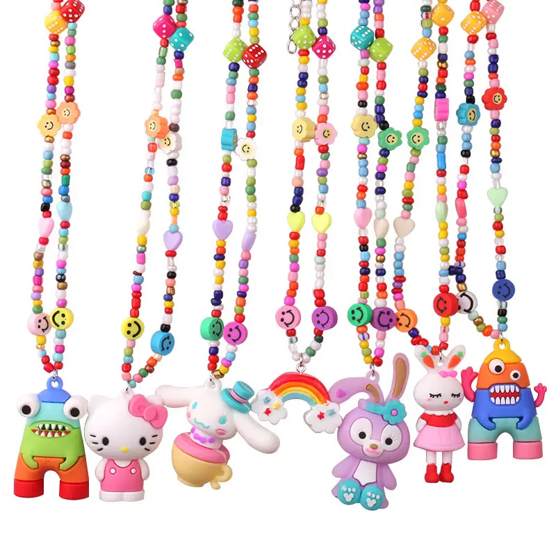 Cartoon Monster Rainbow Necklace for Women — feature 1
