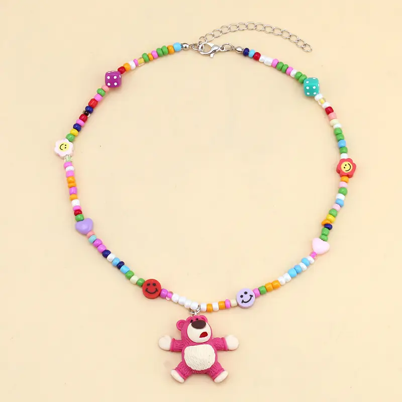 Cartoon Monster Rainbow Necklace for Women — feature 8