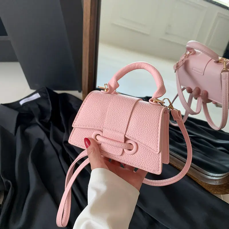 Brown Leather Shoulder Messenger Bag for Women