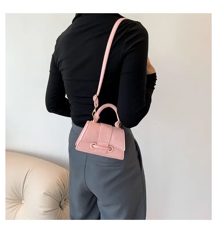 Brown Leather Shoulder Messenger Bag for Women — feature 17