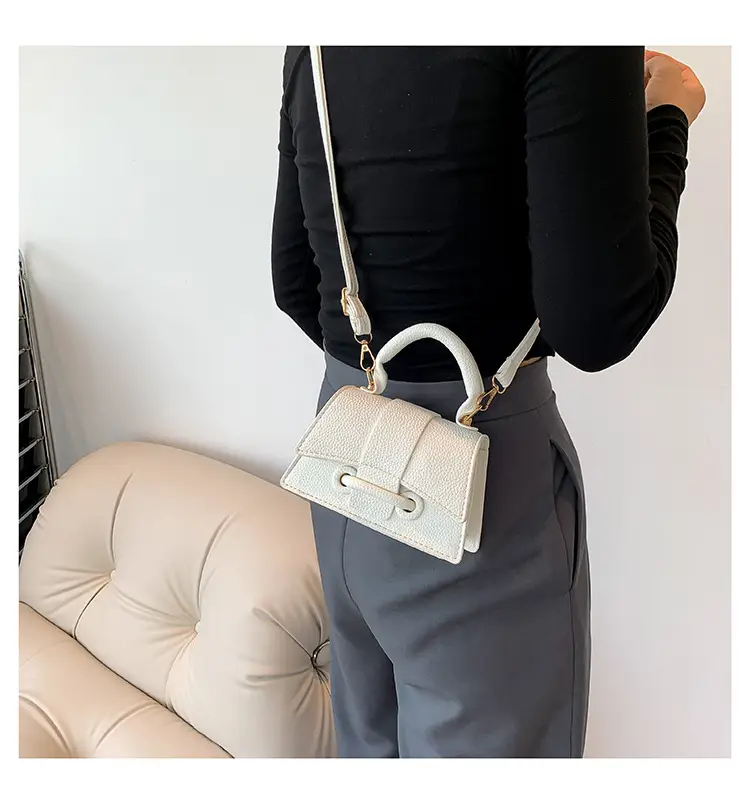 Brown Leather Shoulder Messenger Bag for Women — feature 20