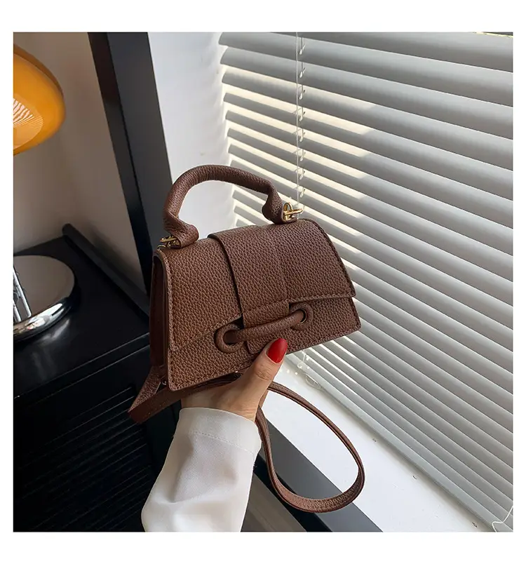 Brown Leather Shoulder Messenger Bag for Women — feature 27