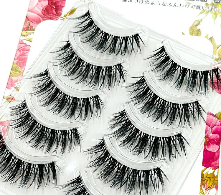 Wheat Ear False Eyelashes Thick Fake Eyelashes for Daily Wear — feature 1