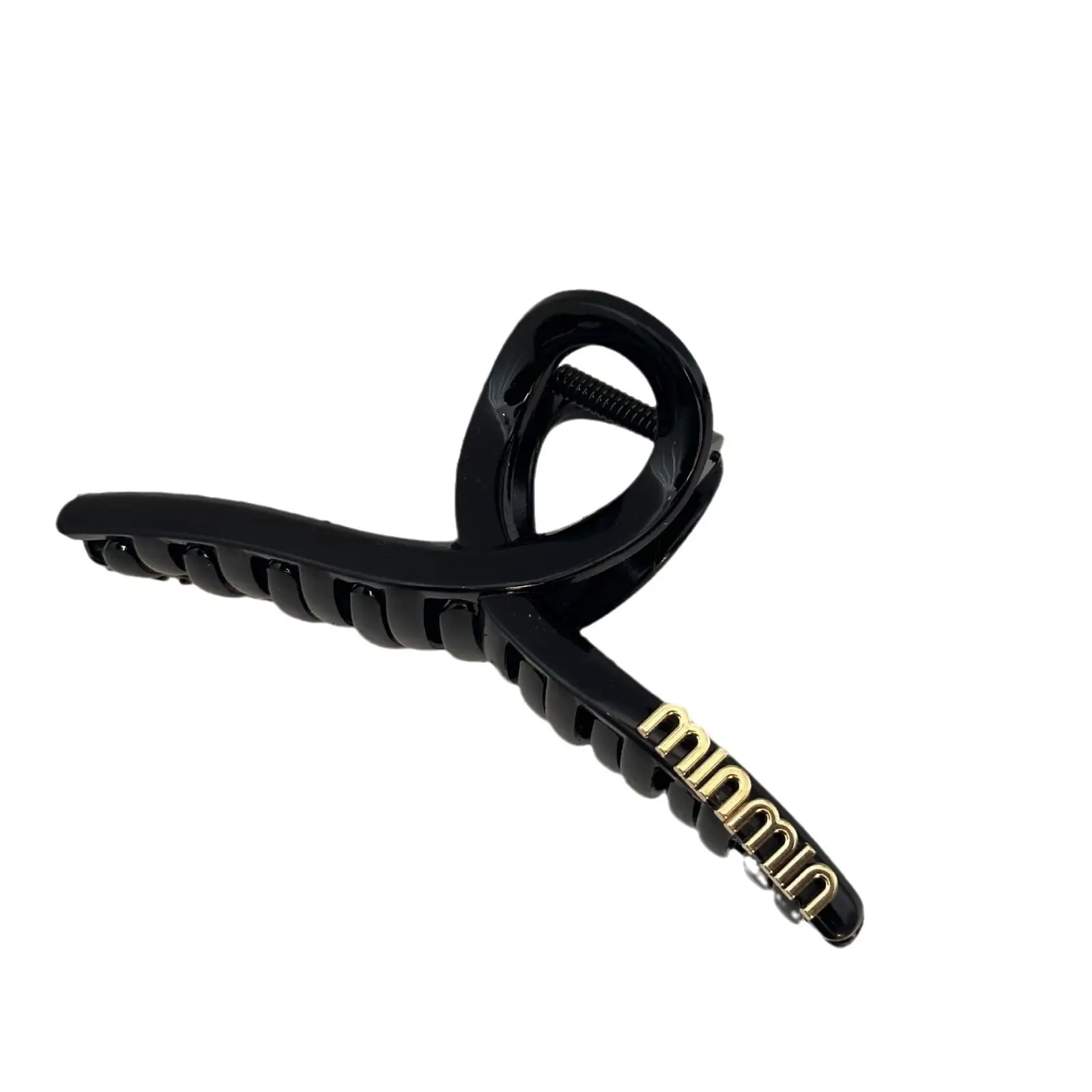 Black Large Hair Clip Female Net Style Hairpin Back - Image 14