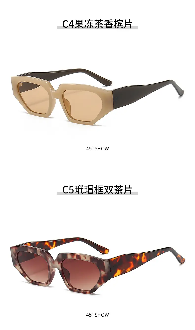 Women's Cat's Eye Sunglasses Black Retro High End — feature 10