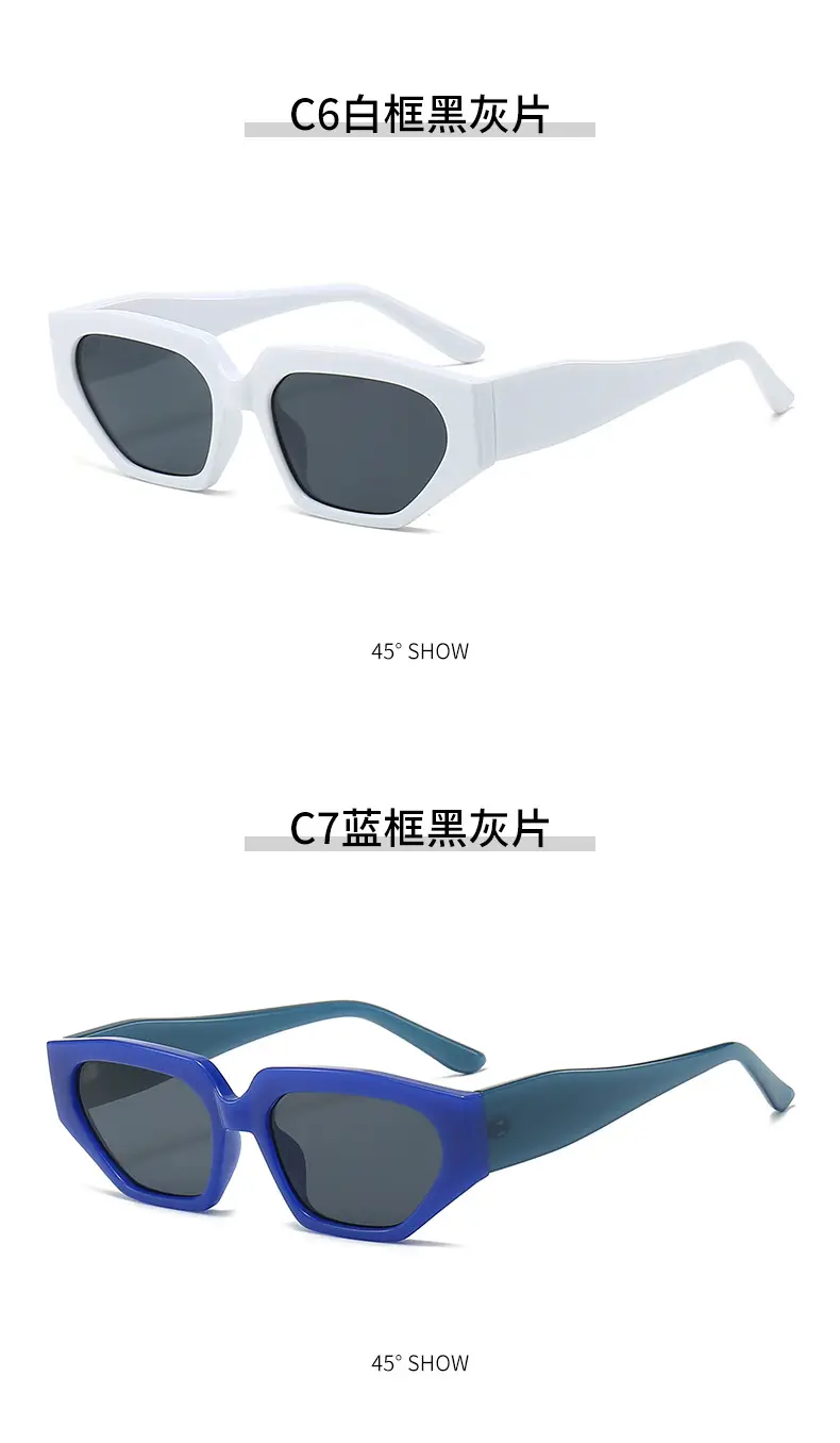 Women's Cat's Eye Sunglasses Black Retro High End — feature 11
