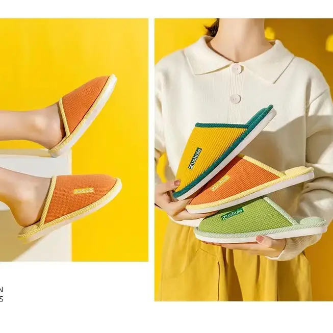 Cotton slippers for women winter home indoor autumn and winter couple new home non-slip home confinement cotton slippers winter wholesale