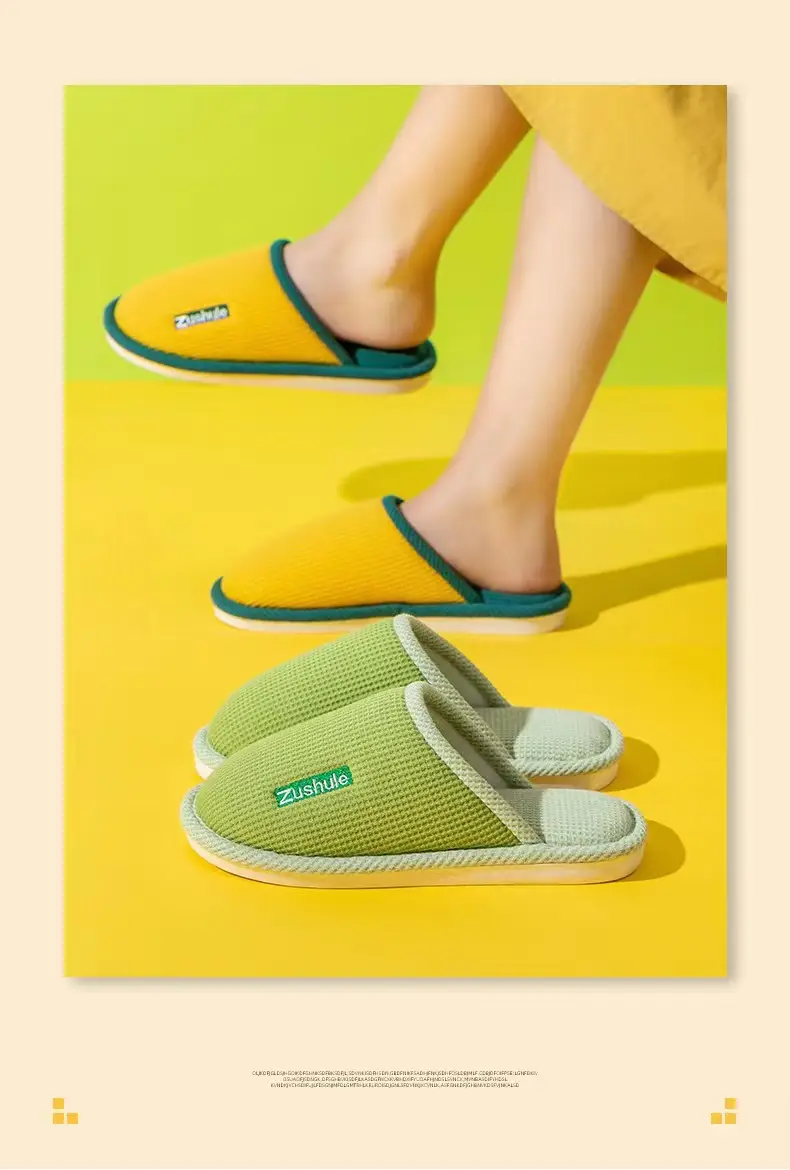 Cotton slippers for women winter home indoor autumn and winter couple new home non-slip home confinement cotton slippers winter wholesale — feature 11