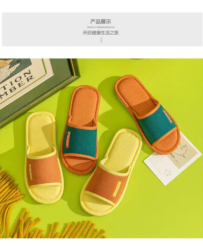 Cotton slippers for women winter home indoor autumn and winter couple new home non-slip home confinement cotton slippers winter wholesale — feature 28
