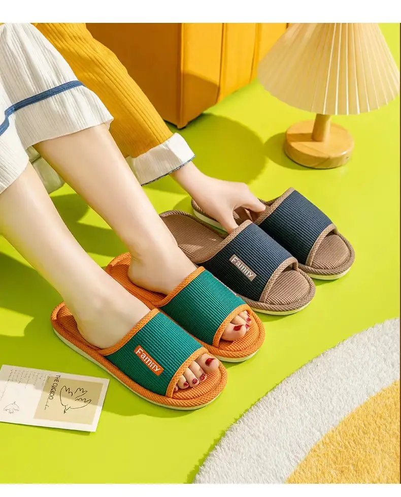 Cotton slippers for women winter home indoor autumn and winter couple new home non-slip home confinement cotton slippers winter wholesale — feature 30