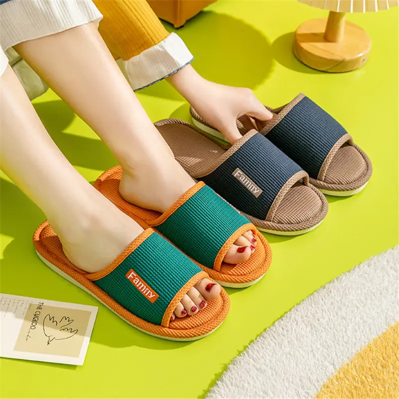 Cotton slippers for women winter home indoor autumn and winter couple new home non-slip home confinement cotton slippers winter wholesale — feature 33
