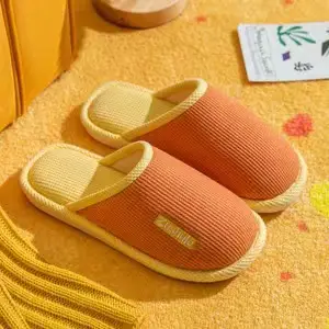 Cotton slippers for women winter home indoor autumn and winter couple new home non-slip home confinement cotton slippers winter wholesale