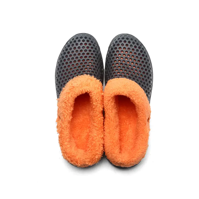 Couple's Women's Men's Cave Shoes Cotton-padded fleece-lined Autumn and Winter Warm Garden Shoes Breathable and Unstuffy — feature 10