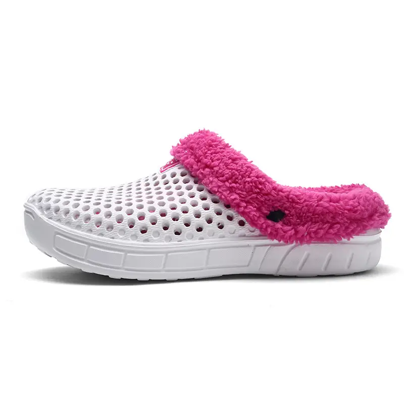 Couple's Women's Men's Cave Shoes Cotton-padded fleece-lined Autumn and Winter Warm Garden Shoes Breathable and Unstuffy — feature 13