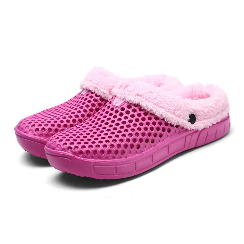 Couple's Women's Men's Cave Shoes Cotton-padded fleece-lined Autumn and Winter Warm Garden Shoes Breathable and Unstuffy — feature 15