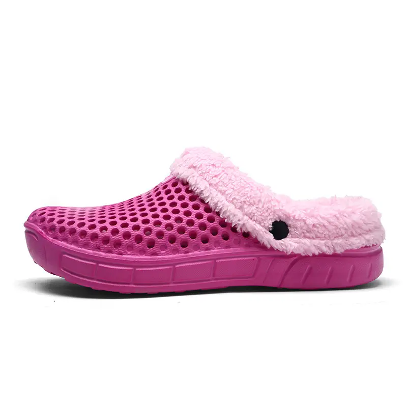 Couple's Women's Men's Cave Shoes Cotton-padded fleece-lined Autumn and Winter Warm Garden Shoes Breathable and Unstuffy — feature 16