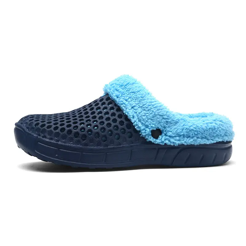 Couple's Women's Men's Cave Shoes Cotton-padded fleece-lined Autumn and Winter Warm Garden Shoes Breathable and Unstuffy — feature 6