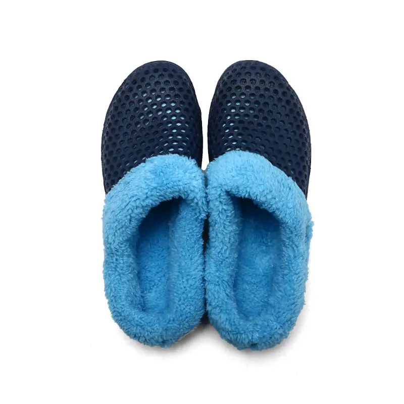 Couple's Women's Men's Cave Shoes Cotton-padded fleece-lined Autumn and Winter Warm Garden Shoes Breathable and Unstuffy — feature 7