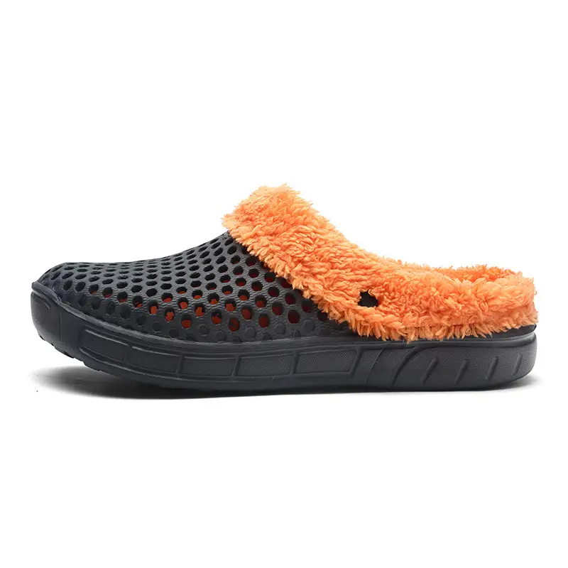 Couple's Women's Men's Cave Shoes Cotton-padded fleece-lined Autumn and Winter Warm Garden Shoes Breathable and Unstuffy — feature 9